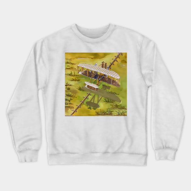 Wright Brothers National Memorial, Kitty Hawk North Carolina Crewneck Sweatshirt by WelshDesigns